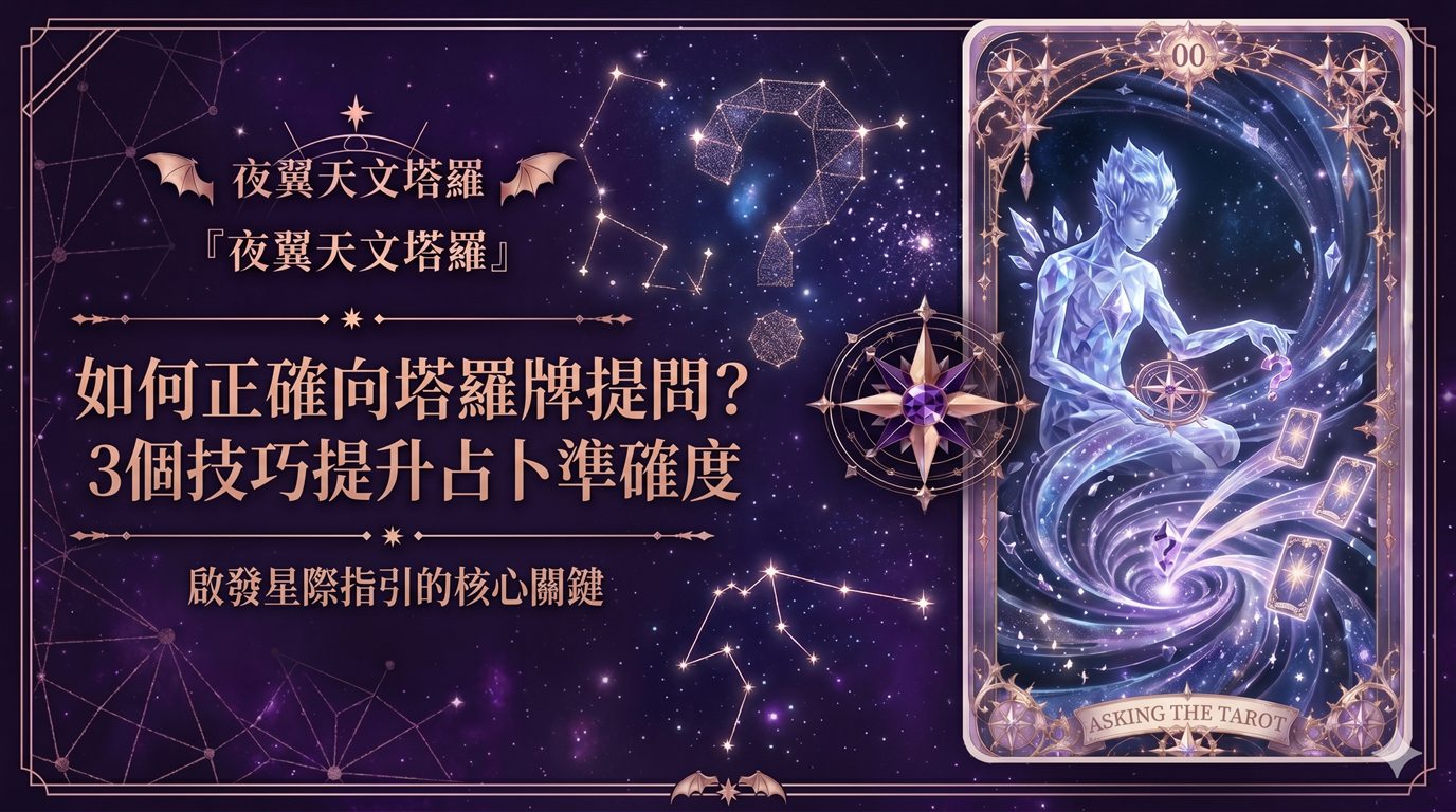 塔羅提問技巧封面