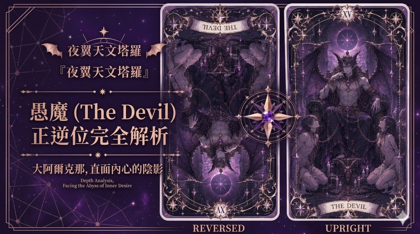 惡魔塔羅牌正逆位解析封面